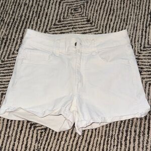 American Eagle Outfitters White Denim Cutoff Shorts